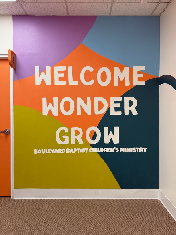 Wonder Grow Mural Installation